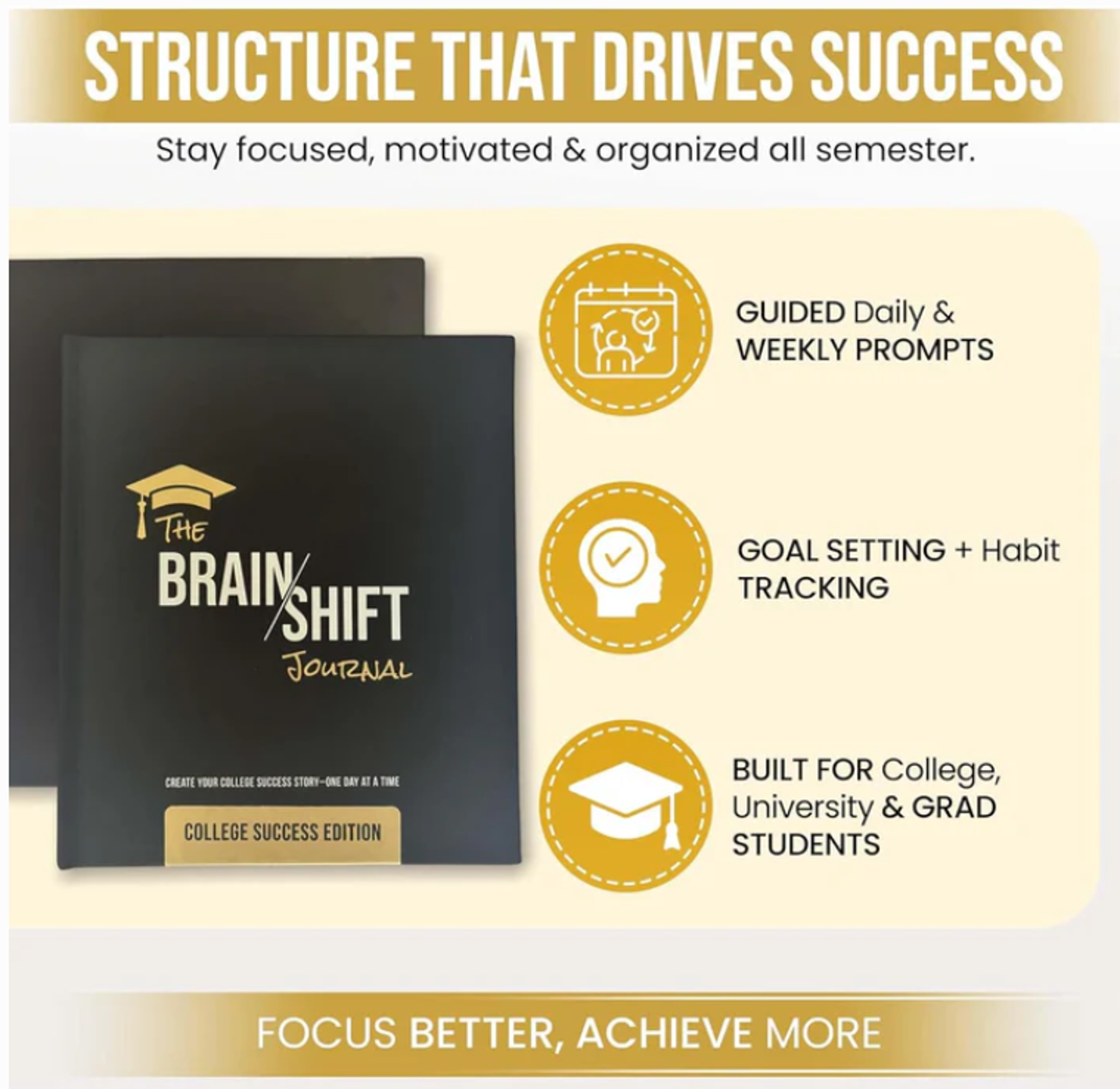 Product image 3 of 4 for Brain Shift - College Success Journal