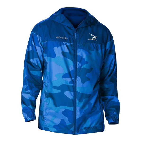TAMUK COLUMBIA JCKT CAMO FLASH BLUE; $89.99