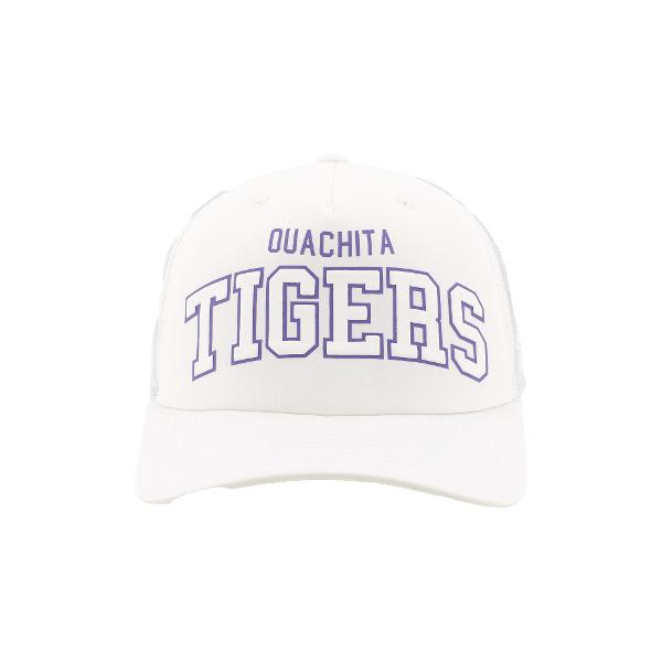 Ouachita Tigers Puff Print Foam Front Trucker; $29.99