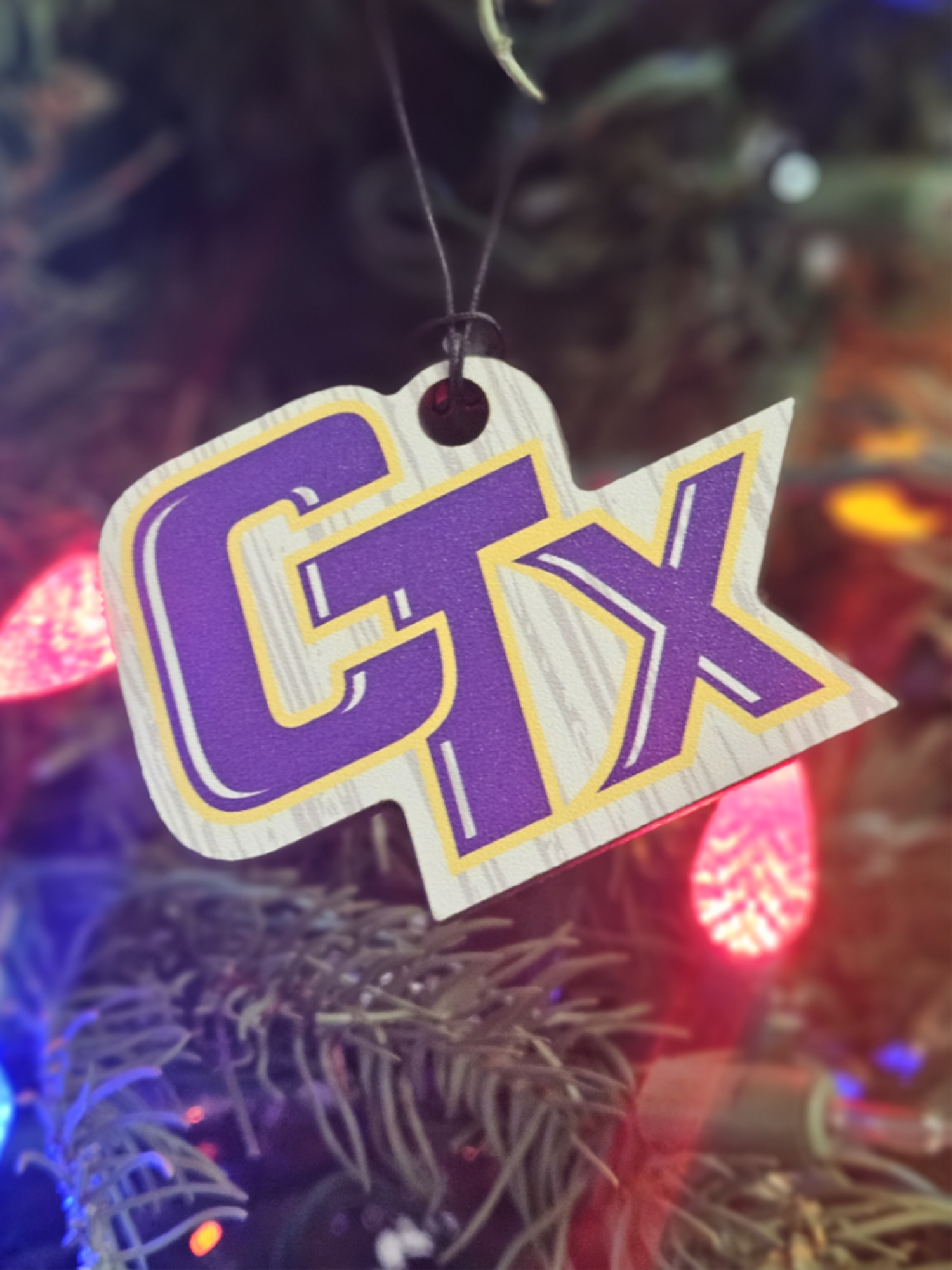 image of: CTX Recycled Wood Ornament