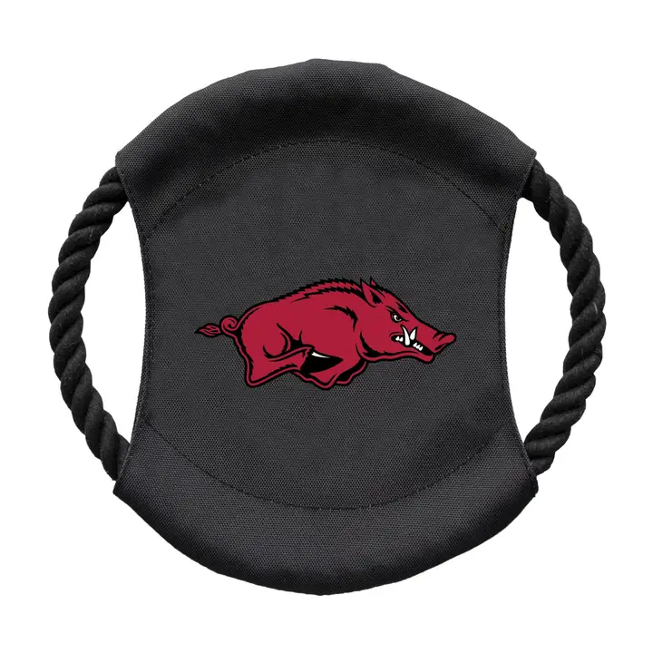 image of: NCAA Arkansas Razorbacks Pet Flying Disk Toy
