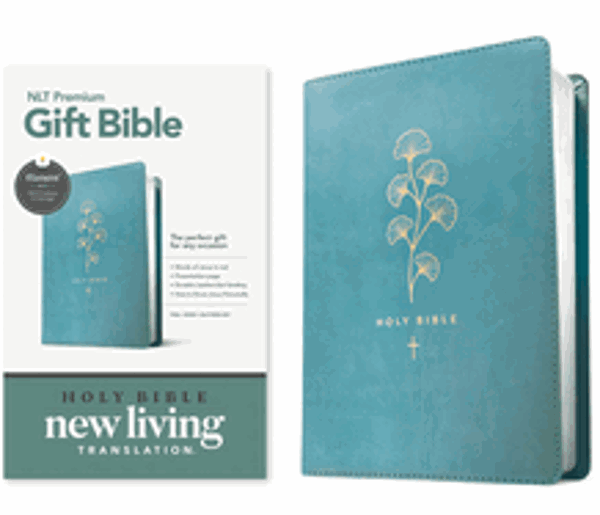NLT Premium Gift Bible Teal; $17.99