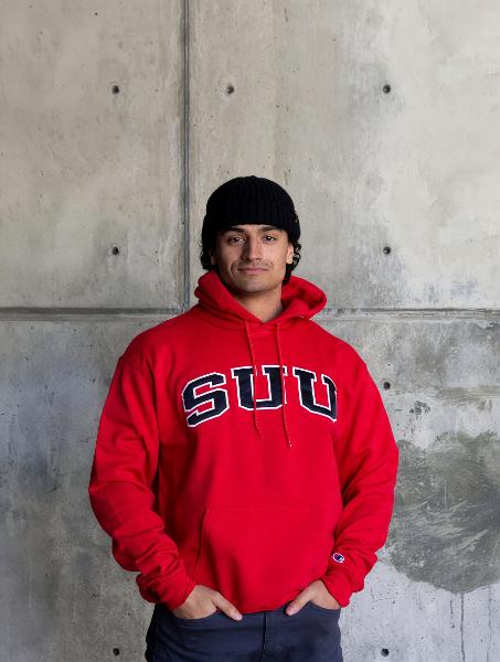 Champion SUU Hoodie; $54.99