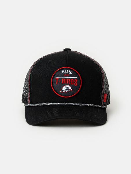 Hat Ember Black SUU T-Birds Round Patch Adjustable 1897; $32.99