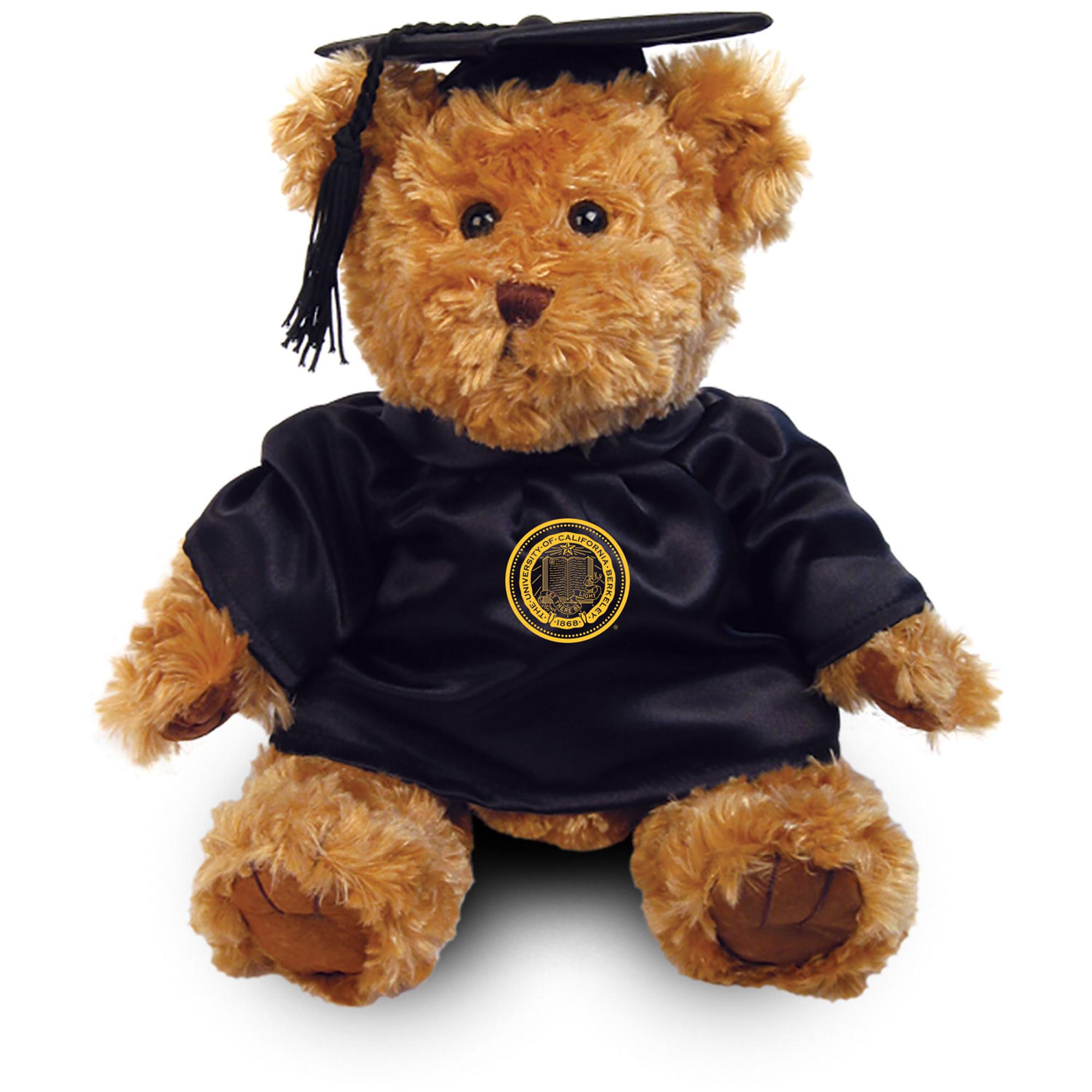 Product image 1 of 1 for Graduation Gown Berkeley Seal Bear 10"