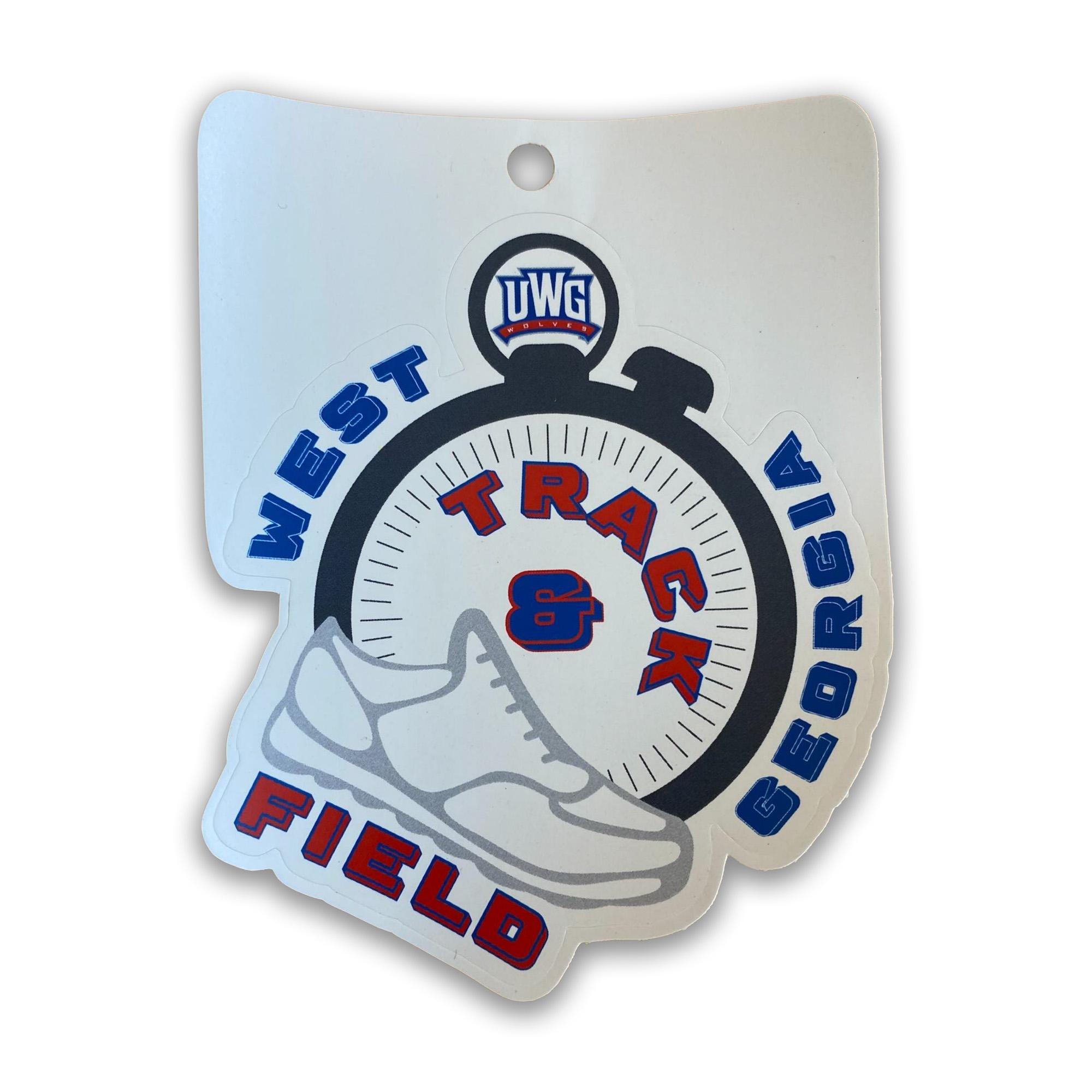 image of: UWG TRACK AND FIELD ATHLETICS STICKER