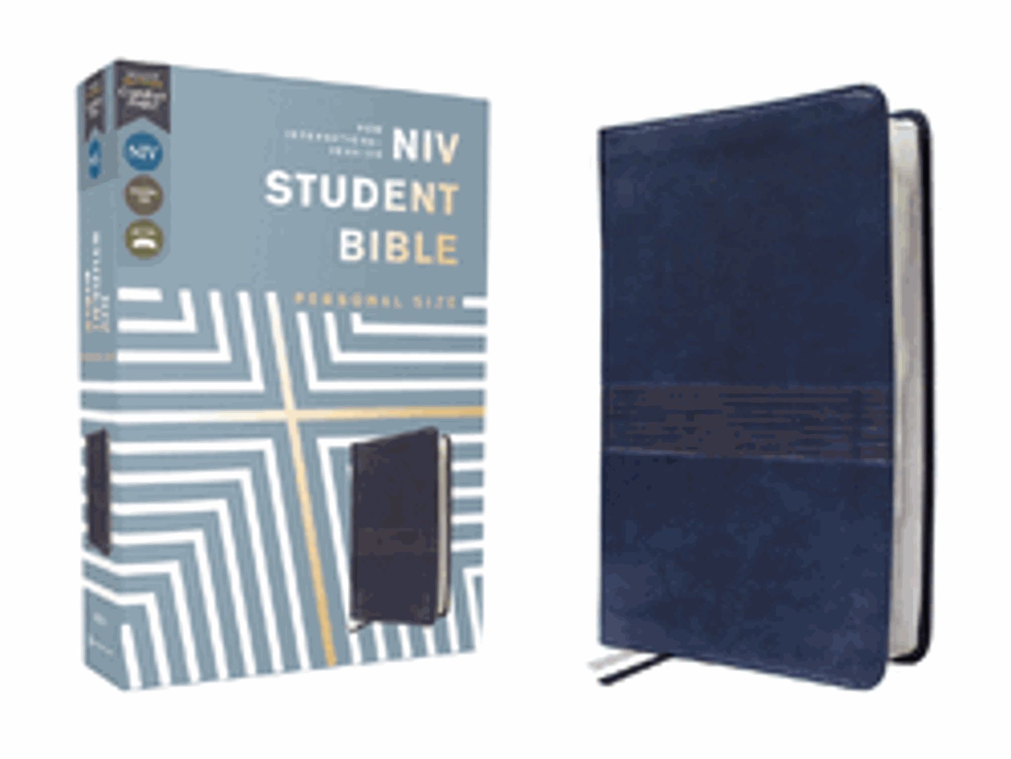 Cover image for NIV Student Bible Personal Size Navy