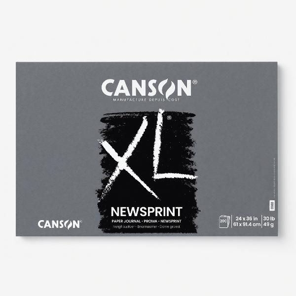 CANSON 18X24 NEWSPRINT ROUGH 100 SHEETS; $20.99