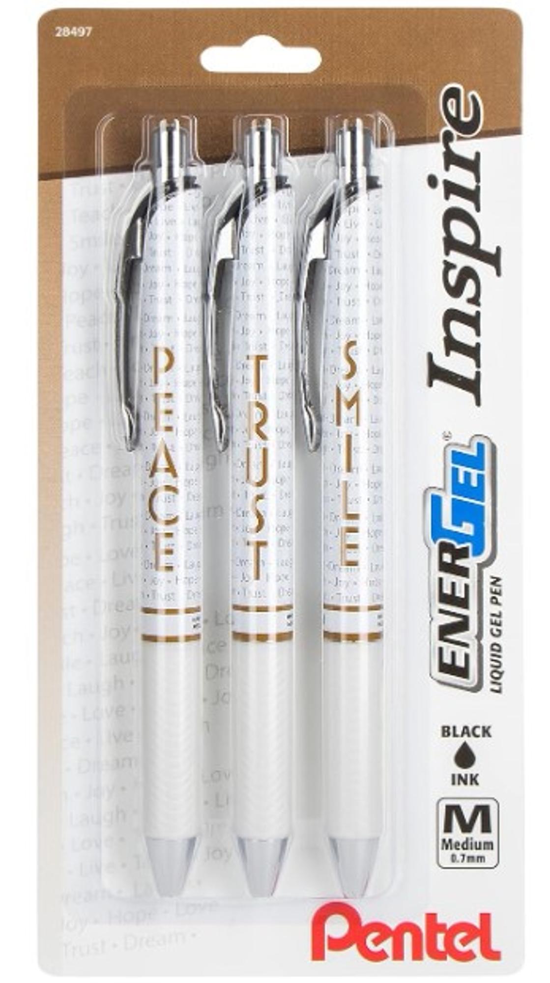 Product image 2 of 2 for EnerGel INSPIRE .7mm Black - 3 pk