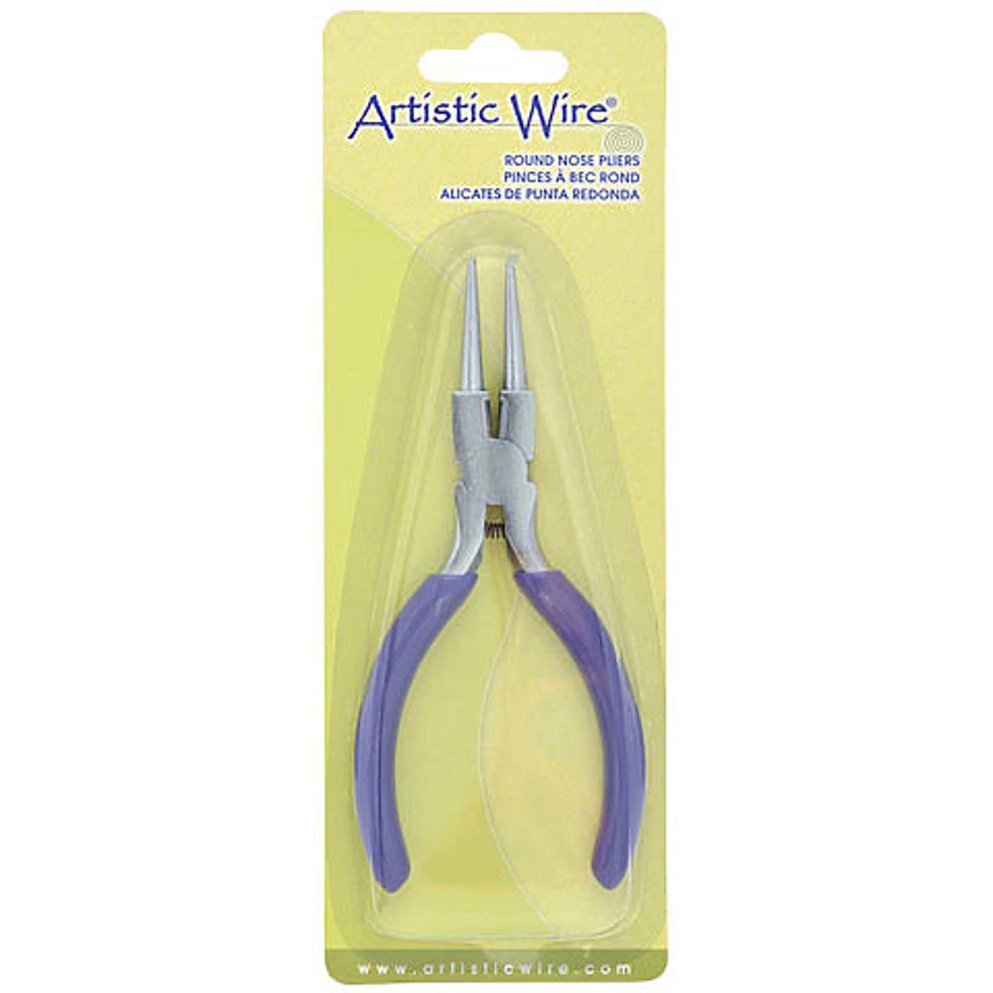 image of: Artistic Wire Round Nose Pliers, 5.25"