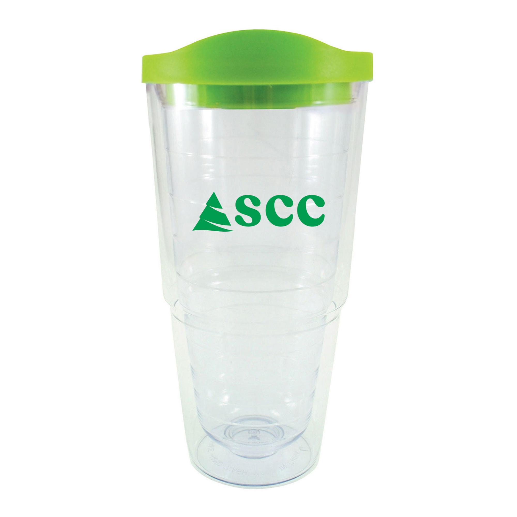 image of: TUMBLER VP 24 OZ GREEN LID