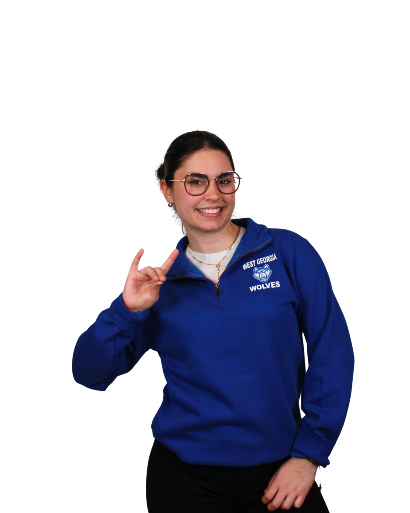 Product image 1 of 3 for DOUBLE WOLVES QUARTER ZIP SWEATSHIRT