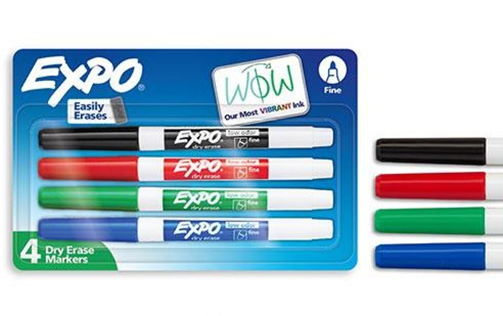 Product image 1 of 1 for EXPO DRY ERASE FINE POINT MARKER 4 COUNT