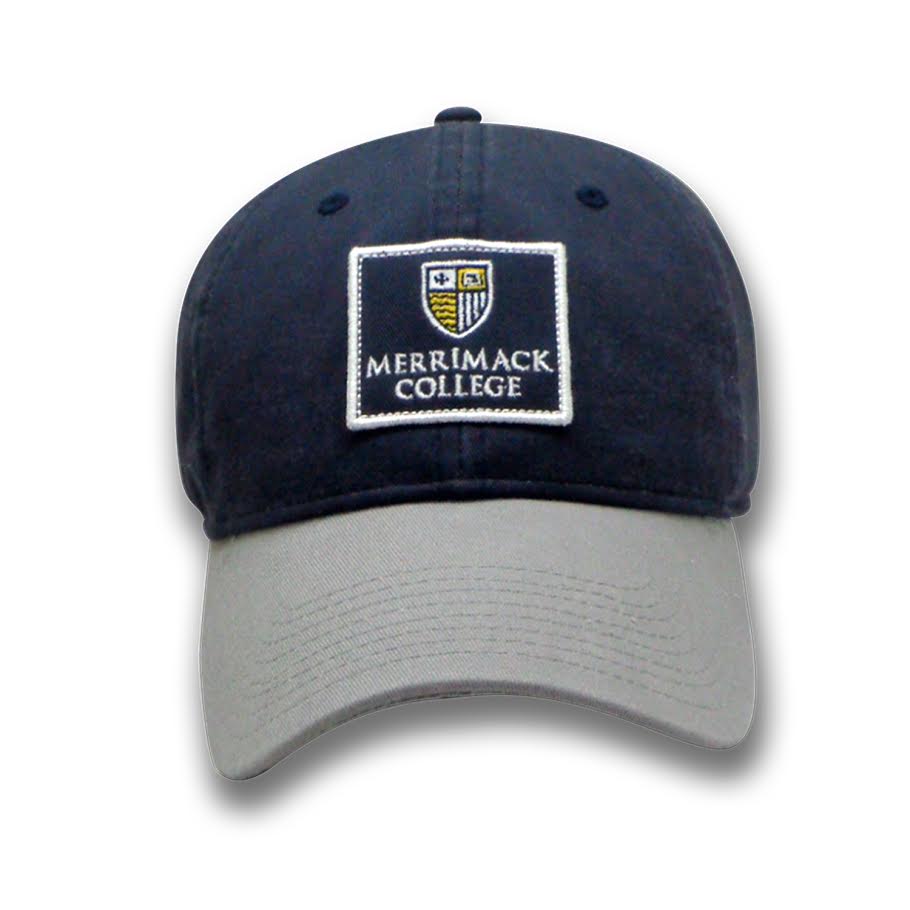 image of: Navy/Grey Patch Hat