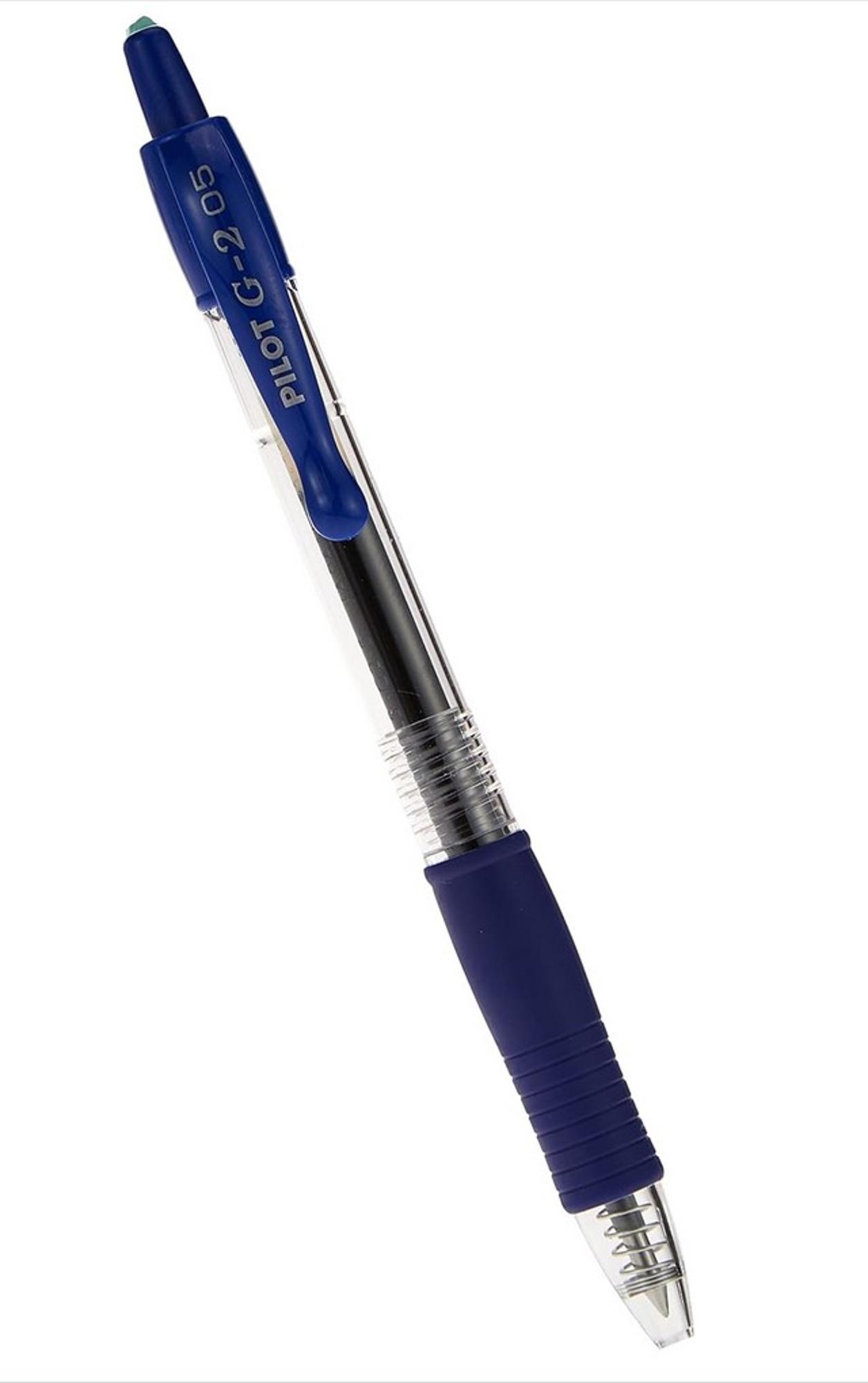 image of: G2 GEL PEN XFINE BLUE 2PK