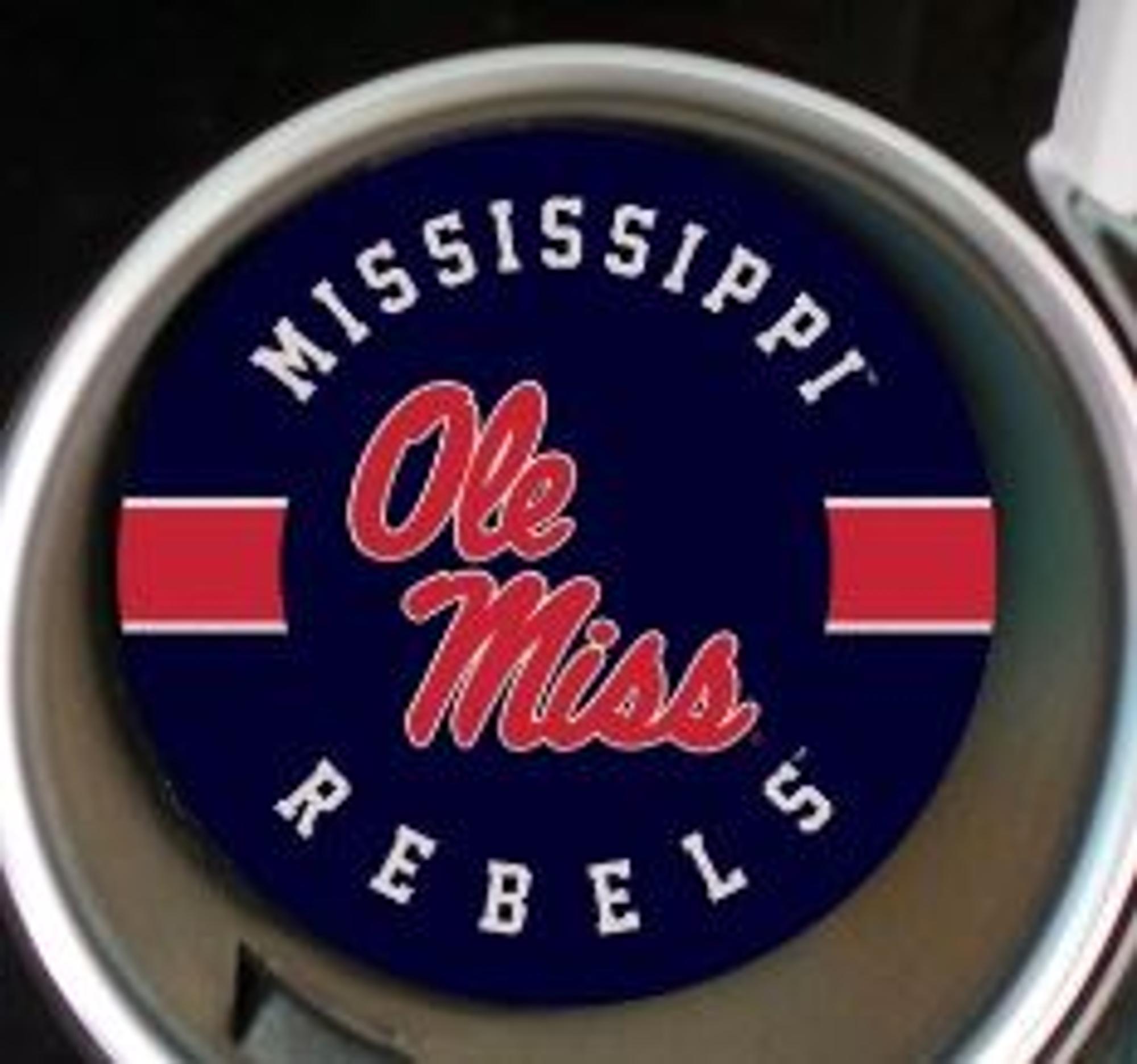 image of: Mississippi Rebels Car Coaster Navy