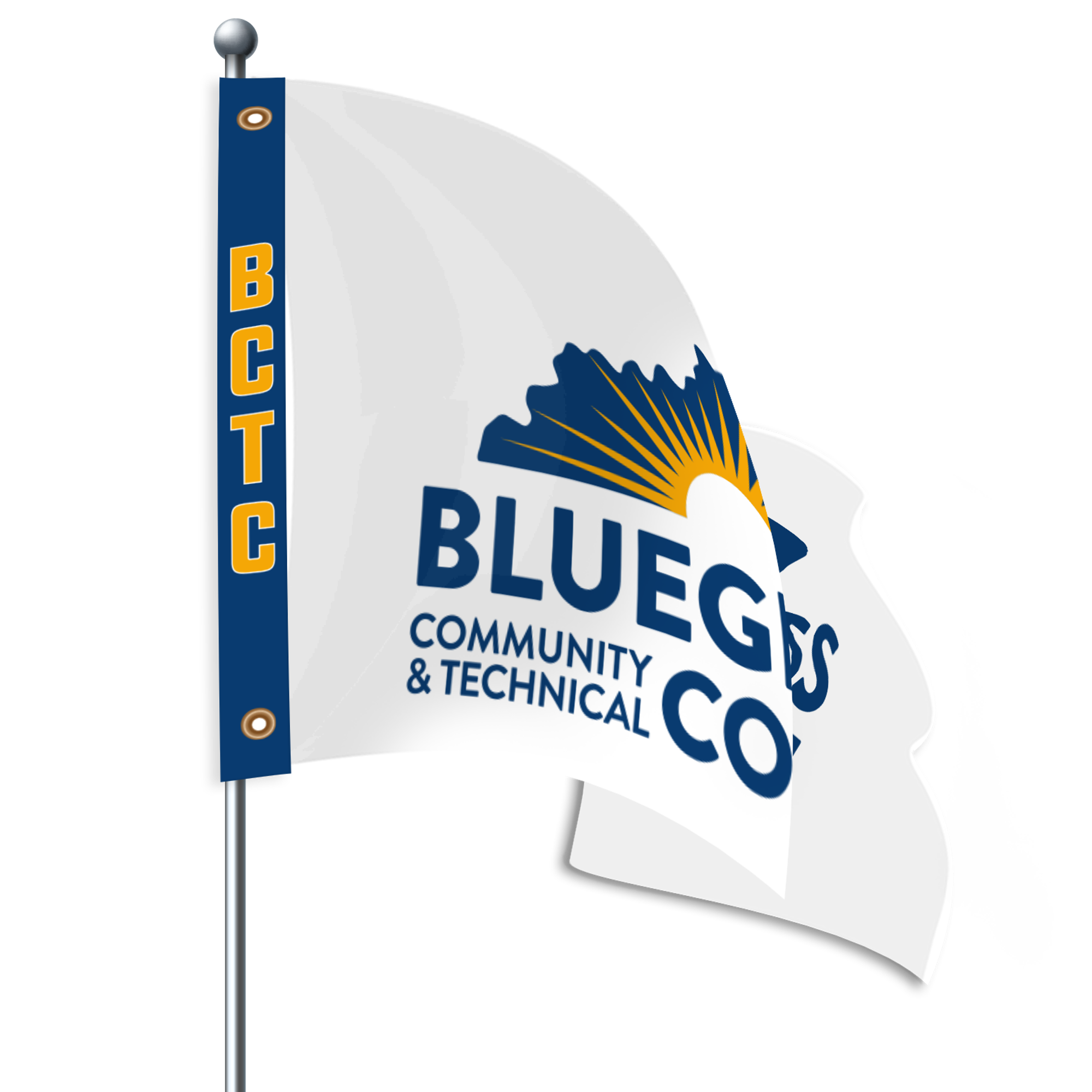 Product image 2 of 2 for KBCTC 3'X5' FLAG SUBLIMATED WHITE