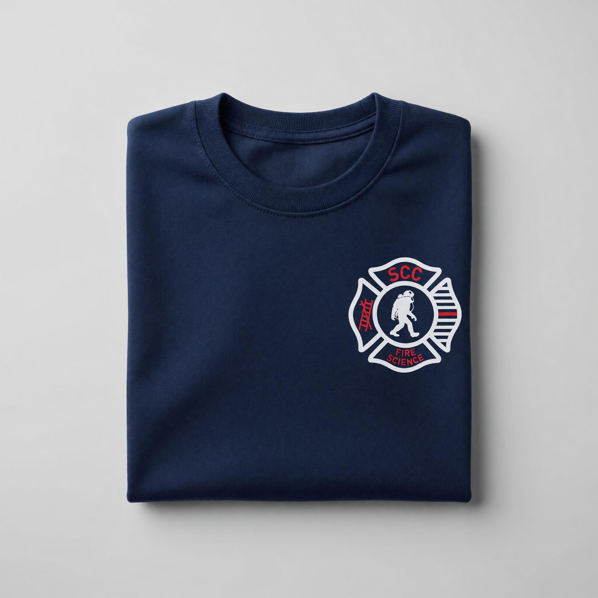 Product image 1 of 1 for SPOK S/S TEE Fire Science Marine Navy