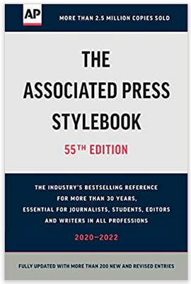 Cover image for ASSOC.PR.STYLEBOOK+BRIEFING ON...2020