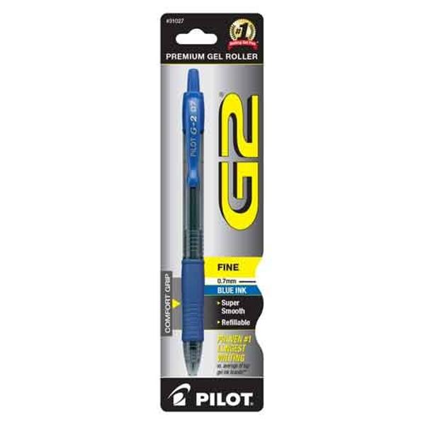 PEN G2 FINE POINT BLUE; $3.49