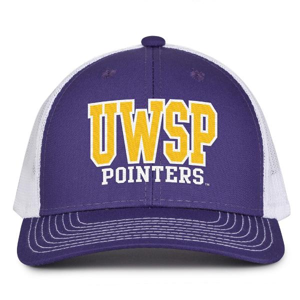 University of Wisconsin Stevens Point NCAA PP Everyday Trucker, White; $19.98