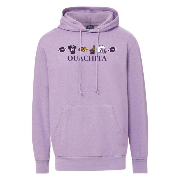 Ouachita Football Fundamental Fleece Hood; $44.99