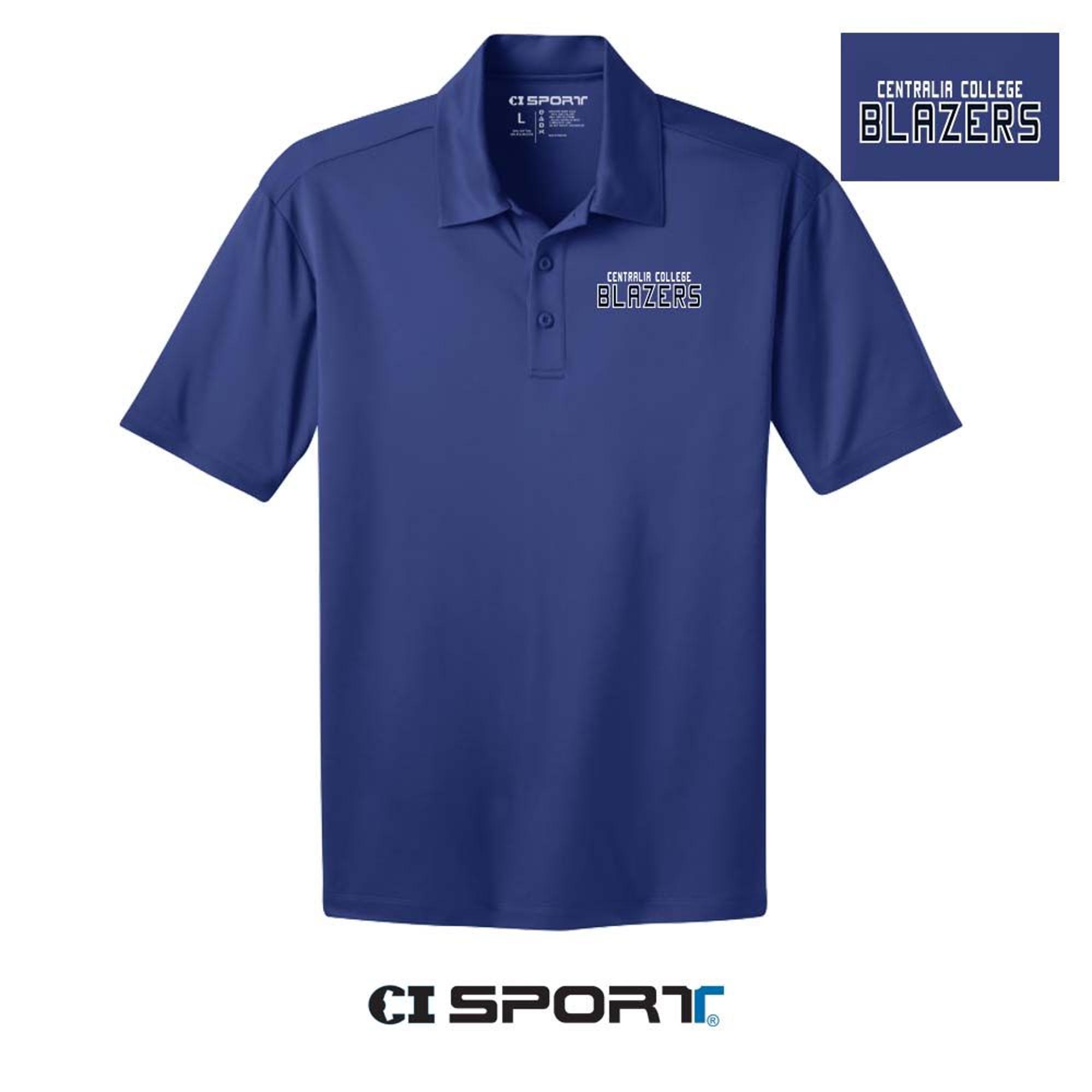 image of: CI Sport Centralia College Blazers Royal Polo