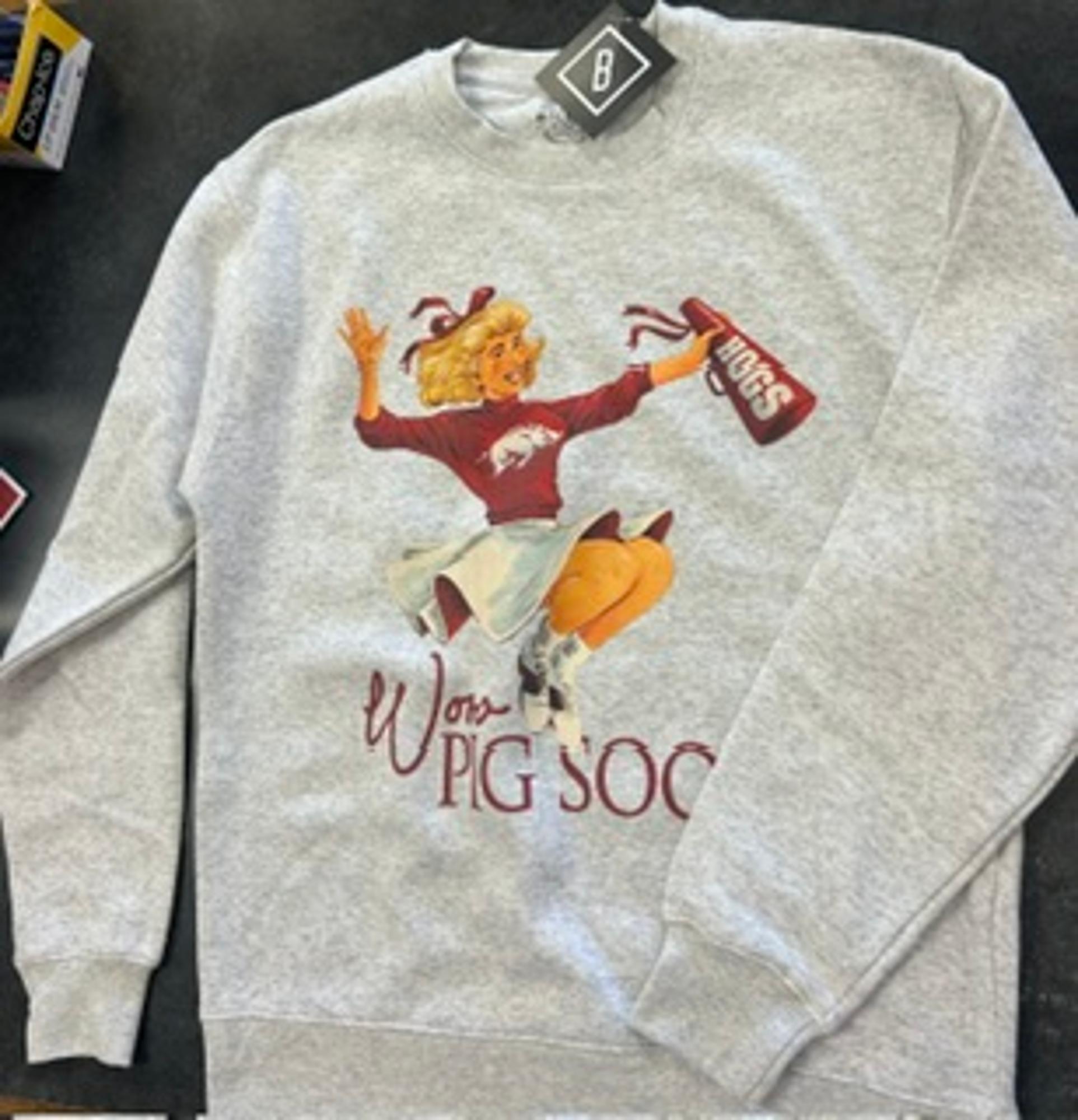 Product image 2 of 2 for Arkansas Razorbacks Vintage Cheerleader Crewneck