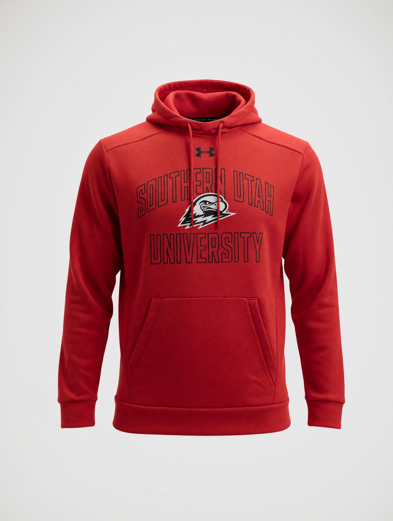 Product image 1 of 4 for Under Armour Red Southern Utah Fleece Hoodie