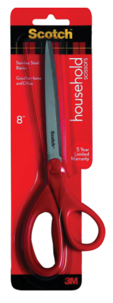 Scotch 8in Household Scissors; $3.98