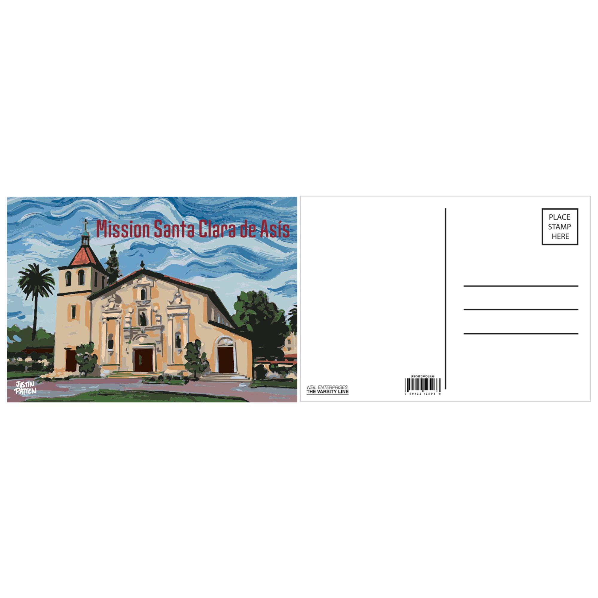 Product image 1 of 1 for Santa Clara Mission de Asis Justin Patten Postcard