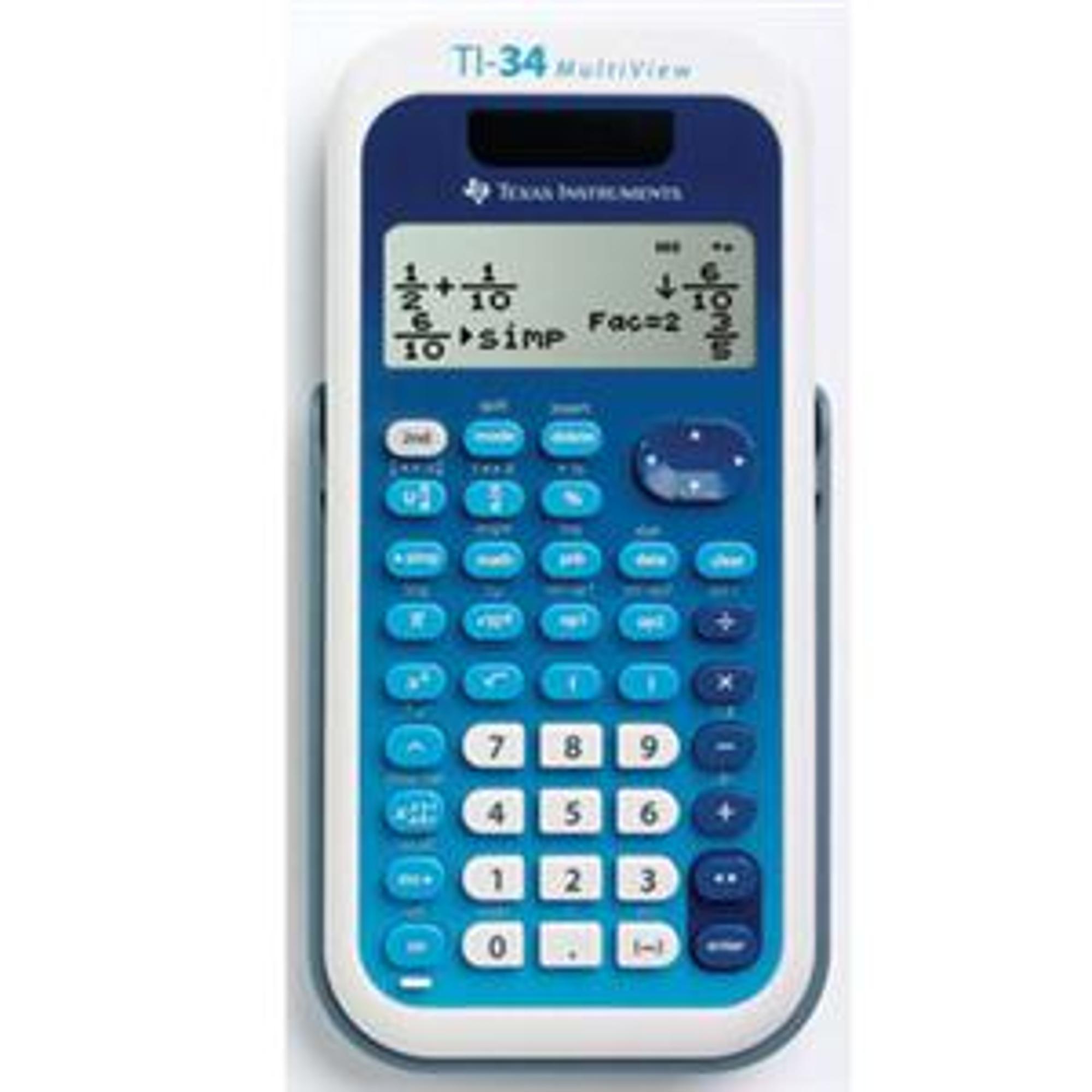 image of: TI-34 MultiView Scientific Calculator
