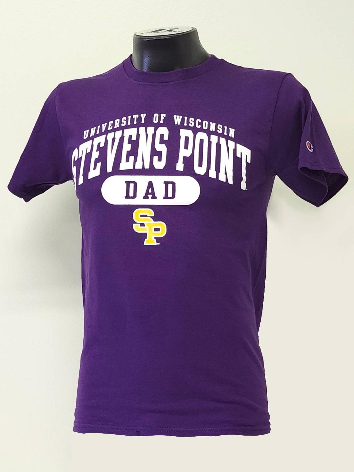 Product image 1 of 1 for UWSP Champion Basic Dad Tee, Purple