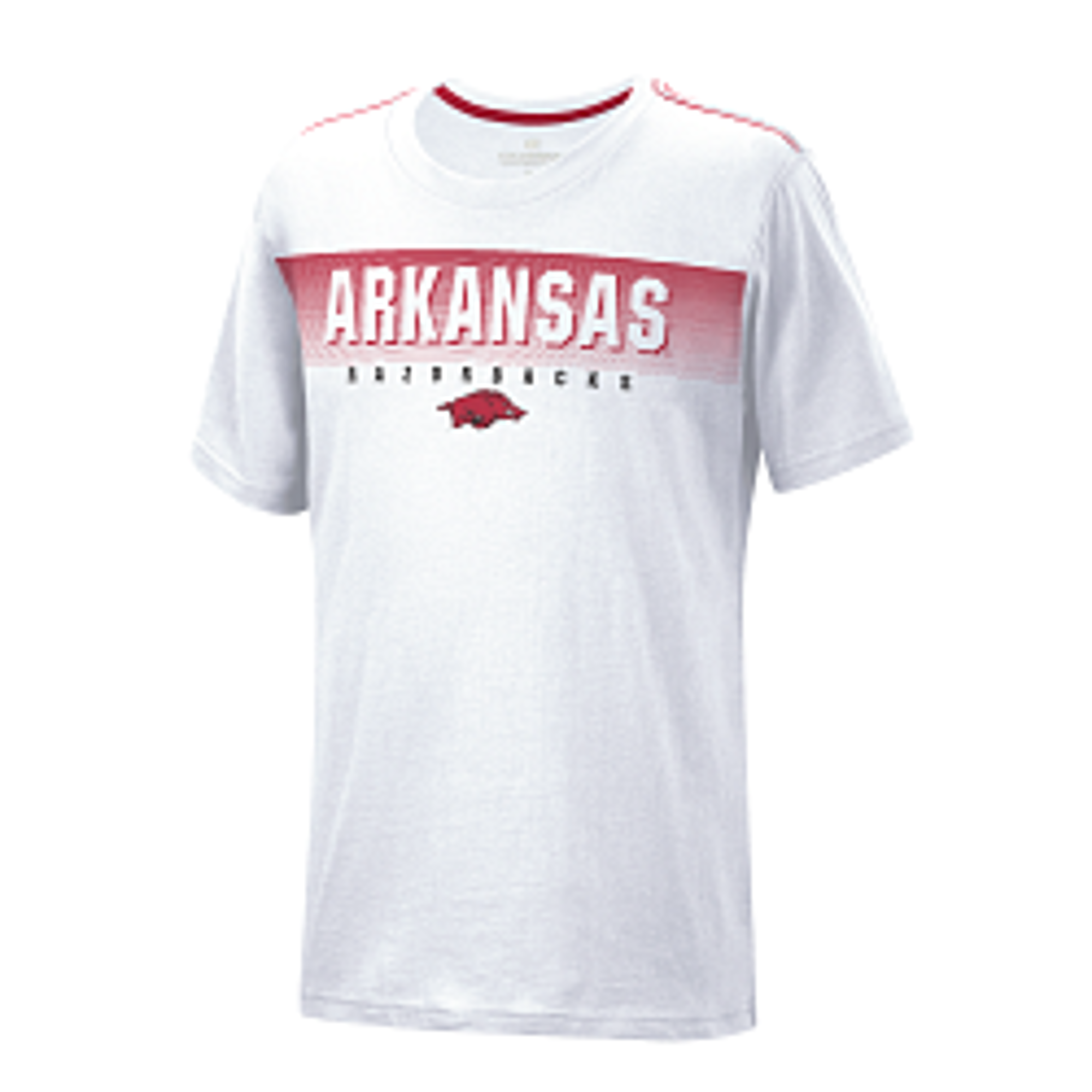 image of: Arkansas Razorbacks Youth Weasel Short Sleeve Tee - White