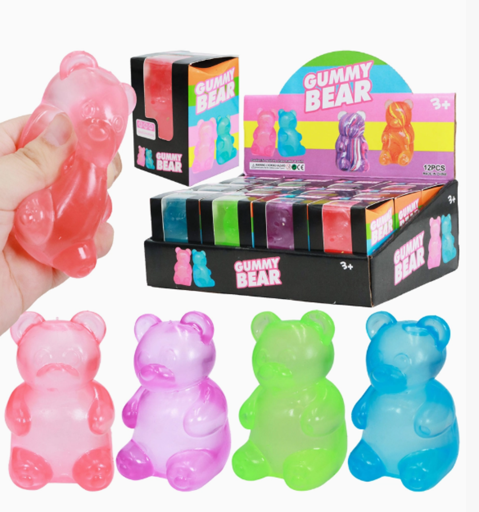 Product image 3 of 3 for Fidget Toy - Mini Teddy Bear Squishy