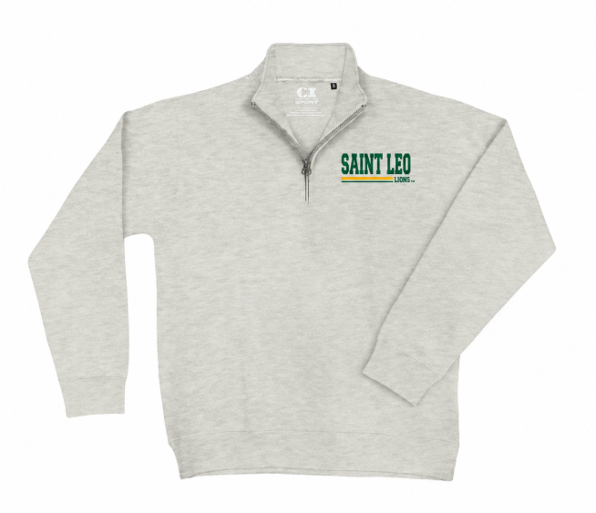 Product image 1 of 1 for LEO HTR GRY QZIP LC EMBD DAZZEL