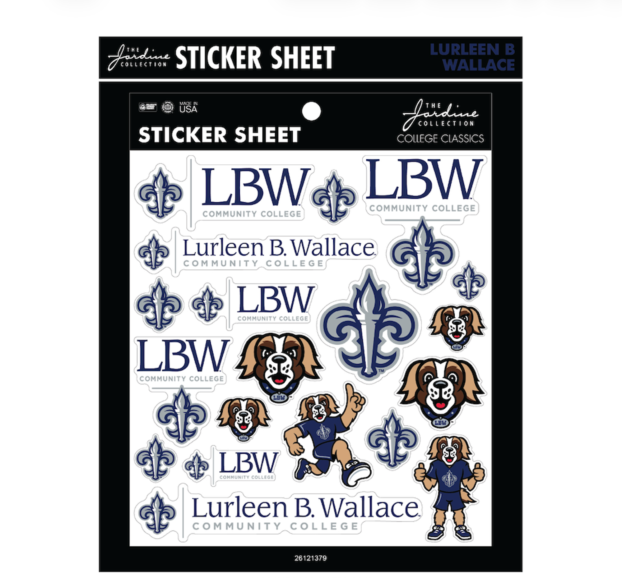 Product image 1 of 1 for LBW STICKER SHEET