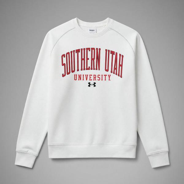 Gameday Fleece Crew Ivory SUU; $64.99
