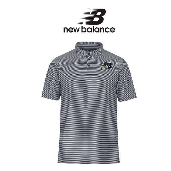 New Balance Heights Polo - Micro Stripes; $129.99
