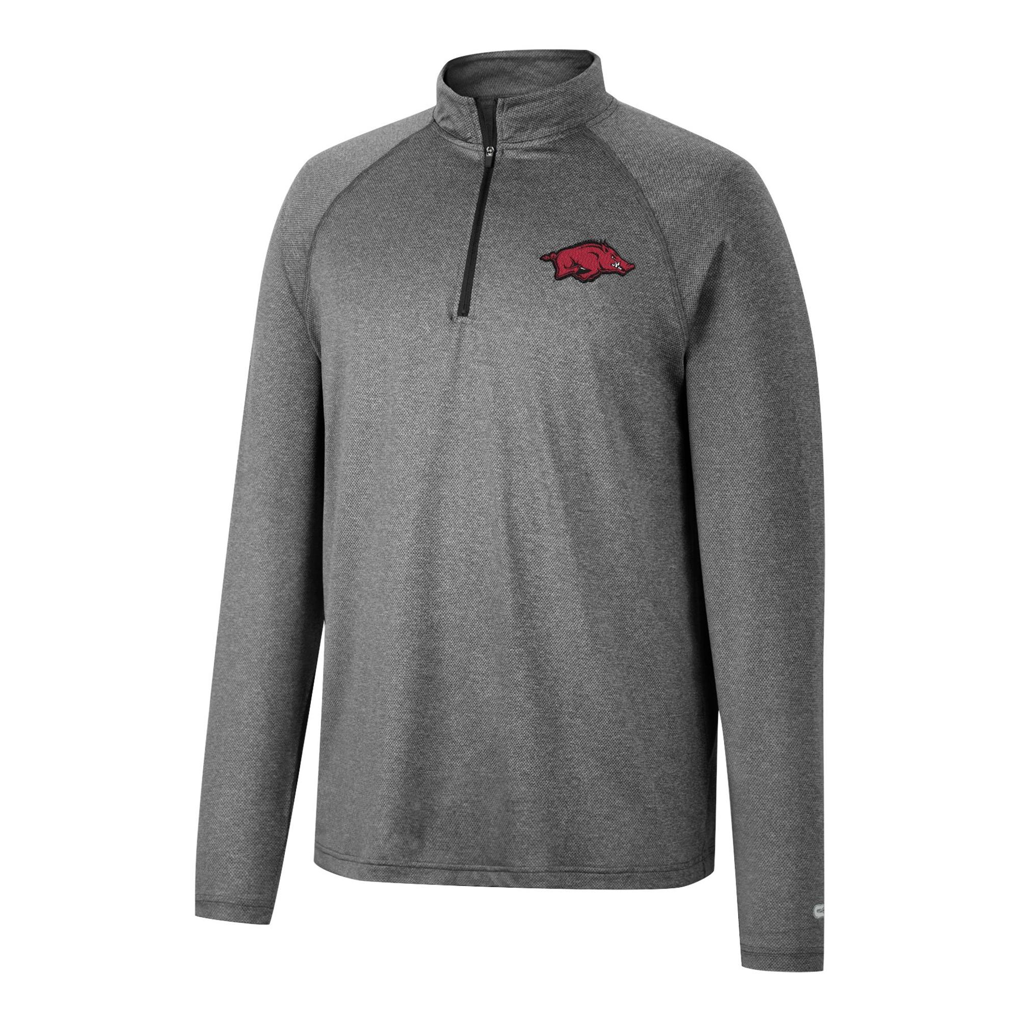 image of: Arkansas Razorbacks M Eather 1st Recycled Quarter Zip Windshirt - Black