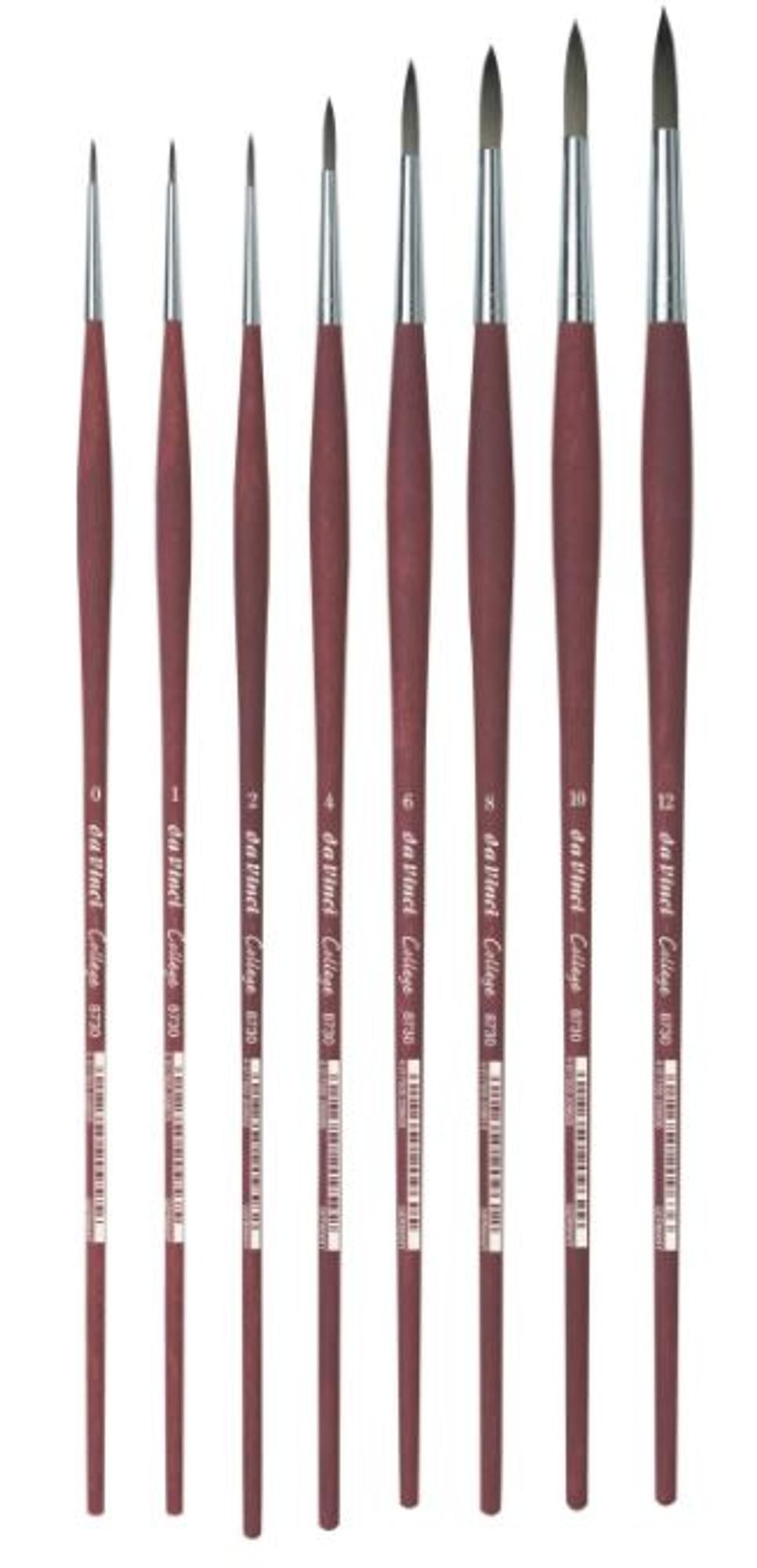 image of: College Long Handle Synthetic Brushes