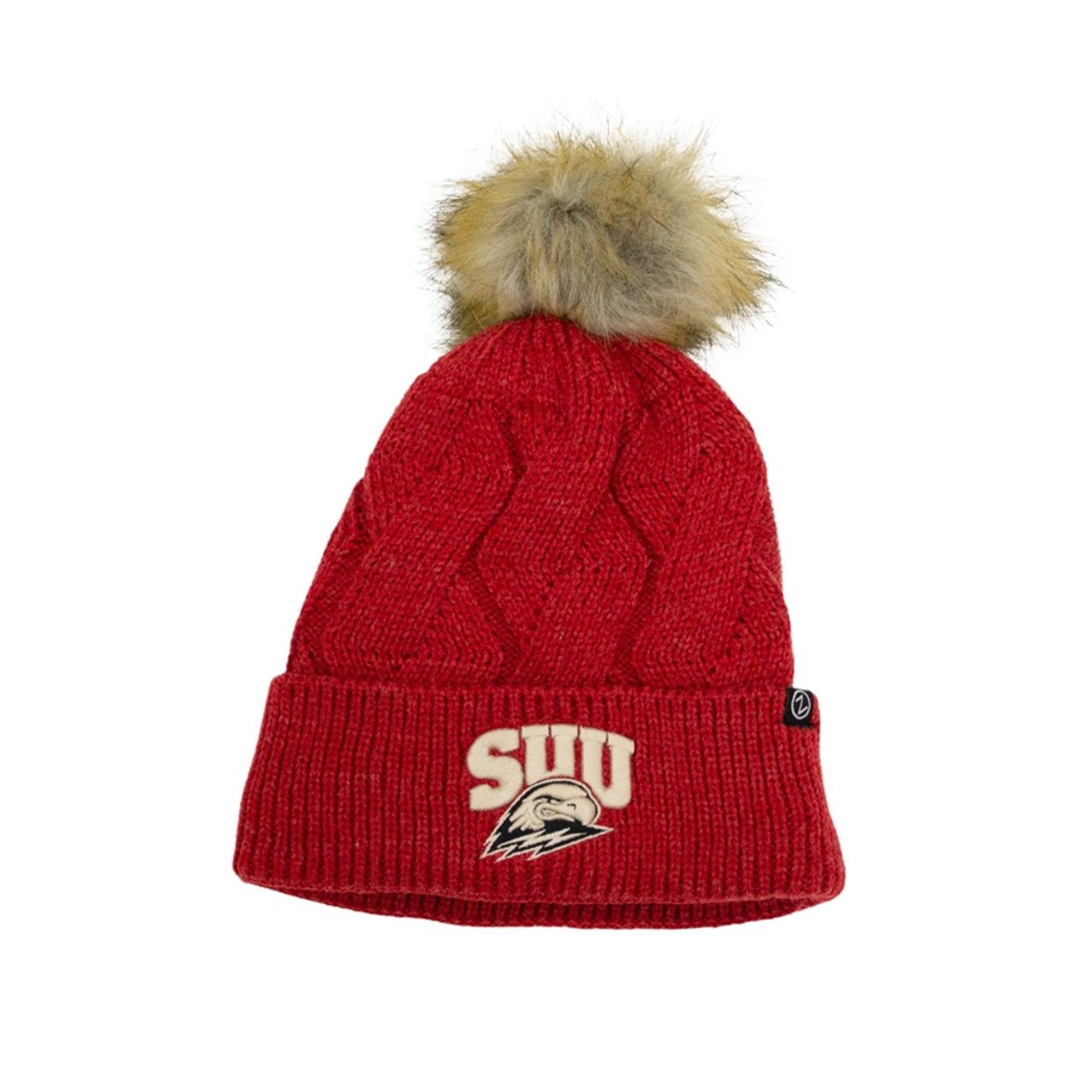 image of: Zephyr SUU Knit Pom Pom Beanie
