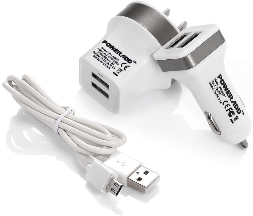 image of: PowerAdd Car and Wall USB Charger