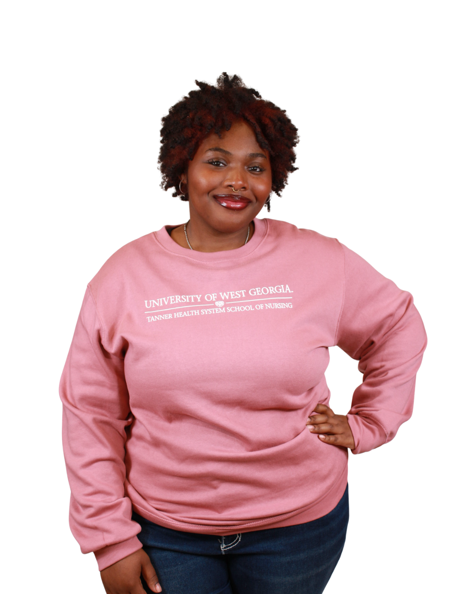 Product image 1 of 4 for COLLEGE OF NURSING SHIELD LOGO FUNDAMENTAL FLEECE CREW