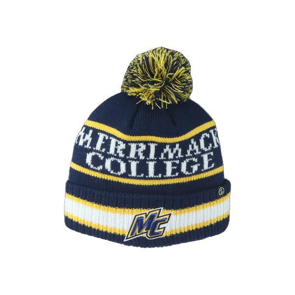 Merrimack College Youth Beanie w/ Pom; $29.99