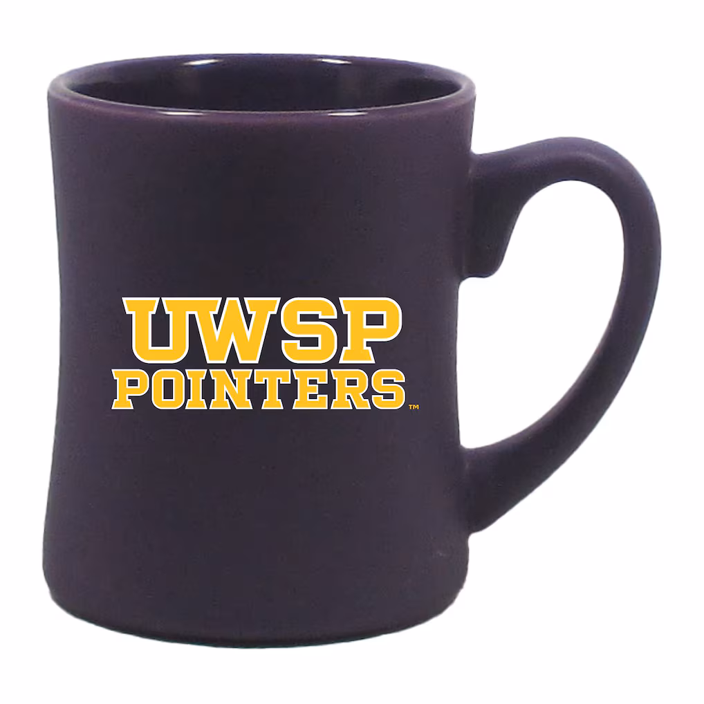 Product image 1 of 1 for University of Wisconsin Stevens Point 19 oz Diner Mug, Purple