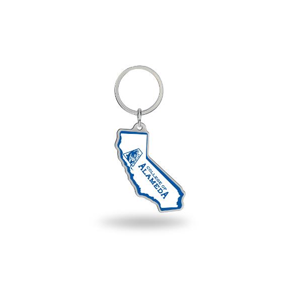 PCC ALAMEDA KEYCHAIN STATE SHAPE; $10.99