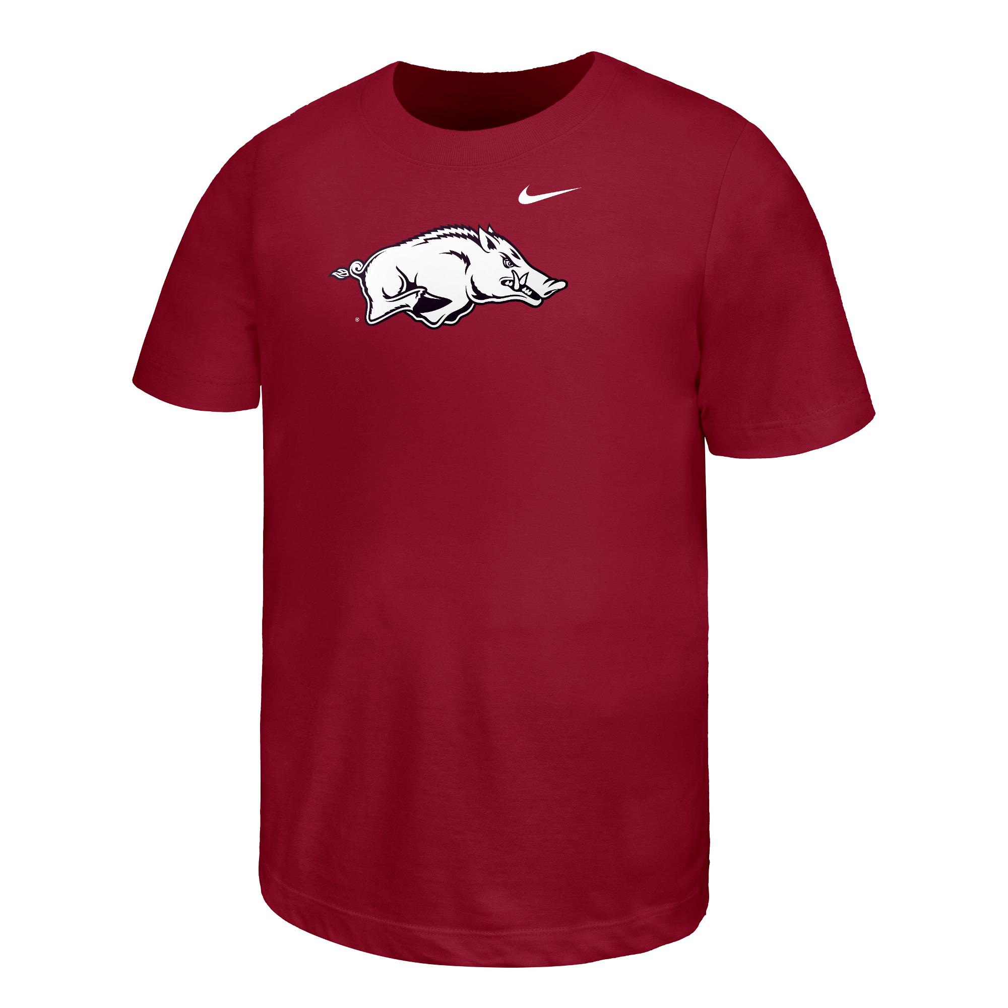 image of: Arkansas Razorbacks Nike Boy's Primary Cotton SS Tee