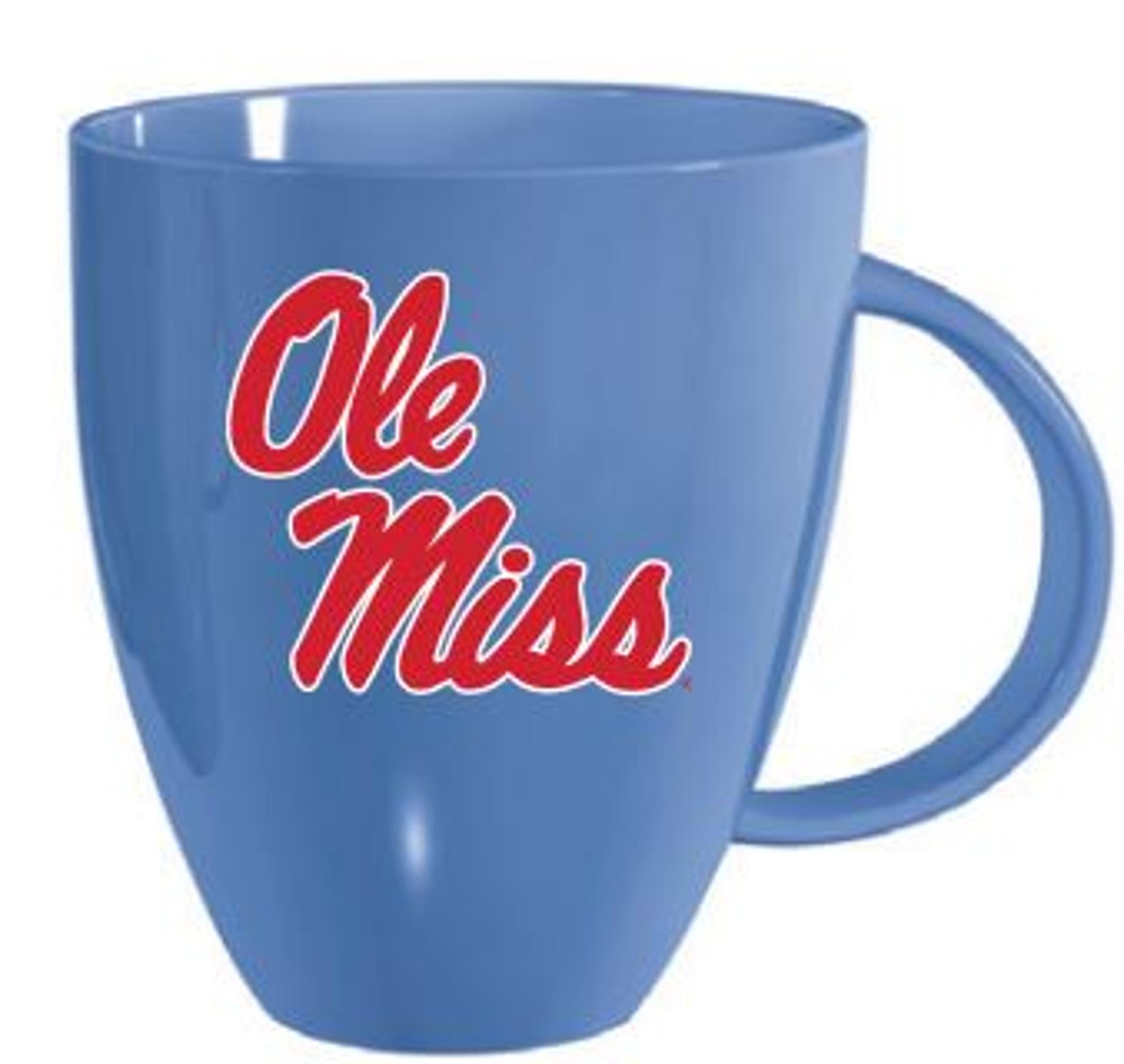 image of: Ole Miss Lustre Bistro Mug 18oz