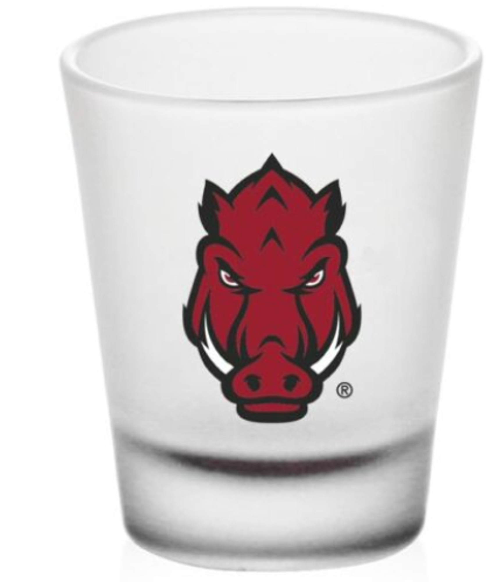 image of: Arkansas Razorbacks Front Facing Hog Shot Glass